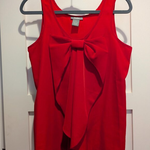 Neiman Marcus red bow tank - Picture 1 of 2